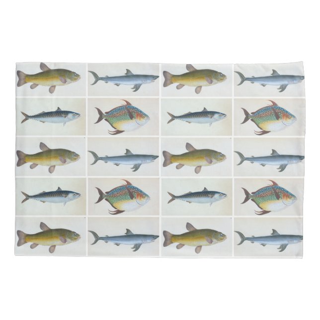 HAMbyWG - Pillow Case -Four Fish (Back)
