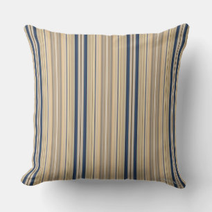HAMbyWG - Pillow - Gold Sapphire Stripes