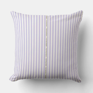 HAMbyWG - Pillow  -  Lilac White Stripe