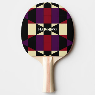 HAMbyWG Ping-Pong Paddle Red Rubber Back