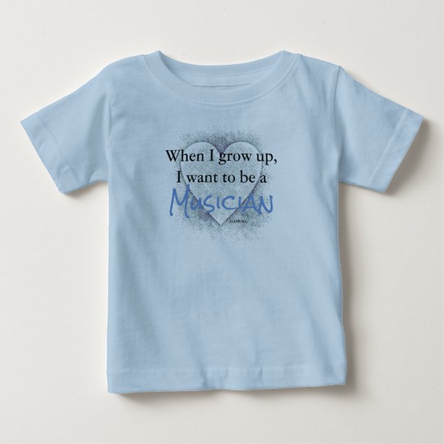 HAMbyWG - Romper, T-shirt, Snap T -  Musician Baby T-Shirt (Front)