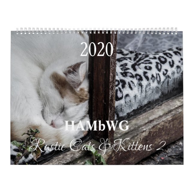 HAMbyWG - Rustic Cats & Kittens 2 Calendar (Cover)