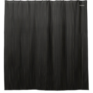 HAMbyWG - Shower Curtain - Black & Creme