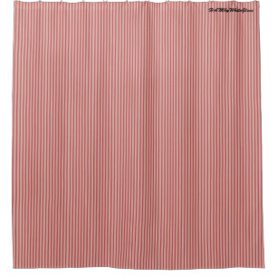 HAMbyWG - Shower Curtain - Fine Rose Stripes