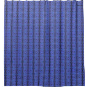 HAMbyWG - Shower Curtain - India Ink Violet - Blue