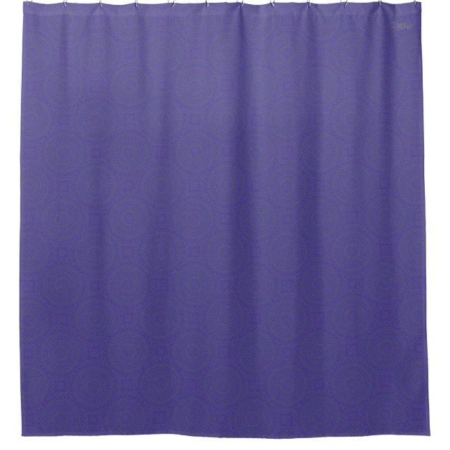 HAMbyWG - Shower Curtain - Mandalas Hydrangea (Front)