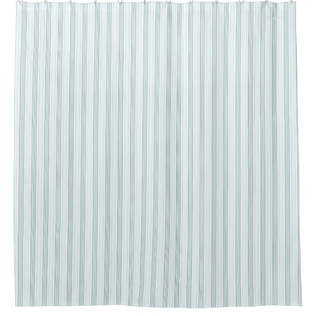 HAMbyWG - Shower Curtain - Seafoam Stripe (Front)