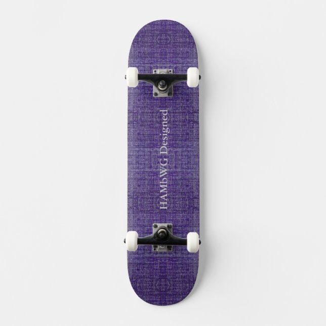 HAMbyWG - Skateboard - Distressed Purple (Front)