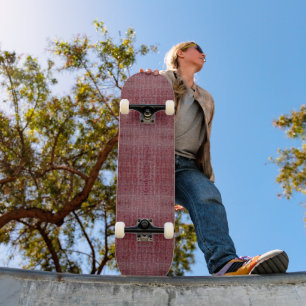 HAMbyWG - Skateboard - Distressed Red