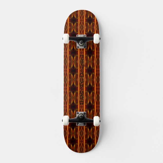HAMbyWG - Skateboard - Electric Amber Lights (Front)