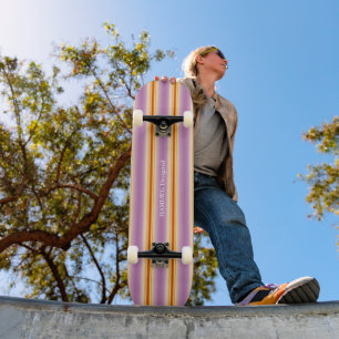 HAMbyWG - Skateboard - Orange Violet Glowing