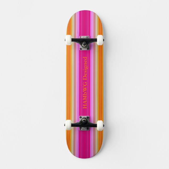 HAMbyWG - Skateboard - Pink Sunset (Front)