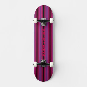HAMbyWG - Skateboard - Raspberry Violet Stripe