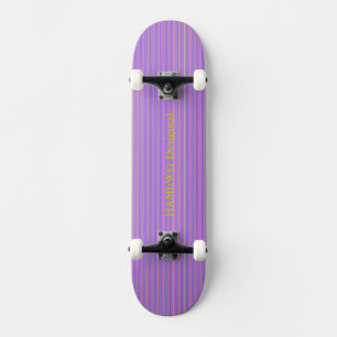 HAMbyWG - Skateboard - Violet Stripes