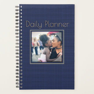 HAMbyWG - Small Daily Planner - Blue Pattern