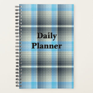 HAMbyWG - Small Daily Planner - Blue Plaid