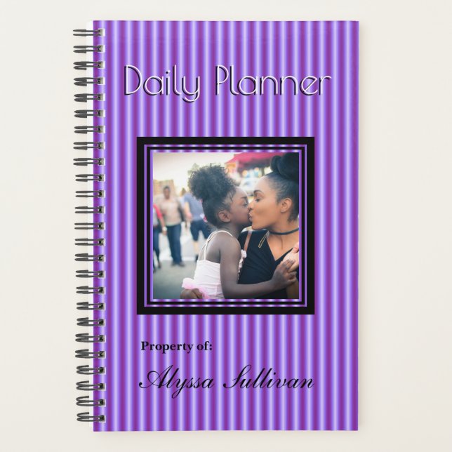 HAMbyWG - Small Daily Planner - Bright Amethyst (Front)