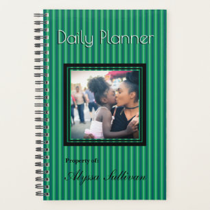 HAMbyWG - Small Daily Planner - Bright Kelly Green