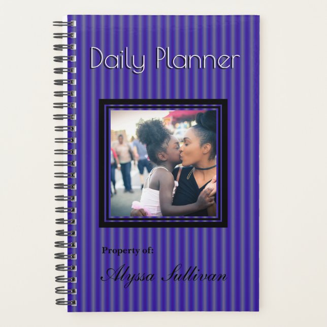 HAMbyWG - Small Daily Planner - Rich Purple (Front)