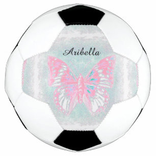 HAMbyWG - Soccer Ball - Pink Butterfly