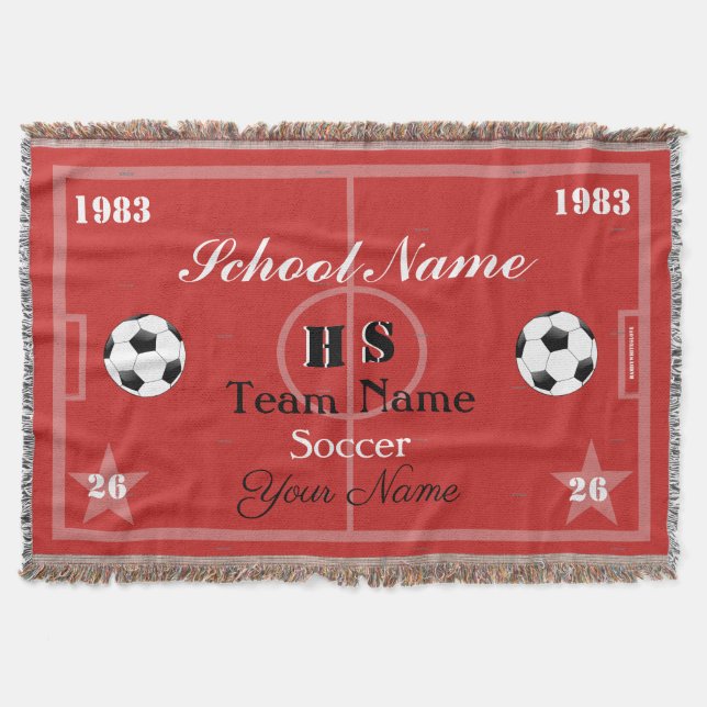 HAMbyWG Soccer Team Throw Blanket (Front)