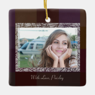 HAMbyWG Square Ornament - Photo