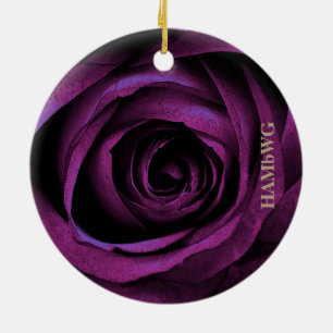 HAMbyWG Square Ornament - Violet Rose
