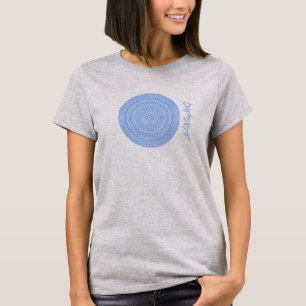HAMbyWG - T-Shirt - Boho Circlein Light Blue