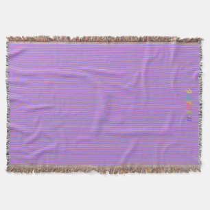 HAMbyWG - Throw Blanket - Play dough purple logo