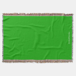 HAMbyWG - Throw Blanket - Two/Tone Brightest Green