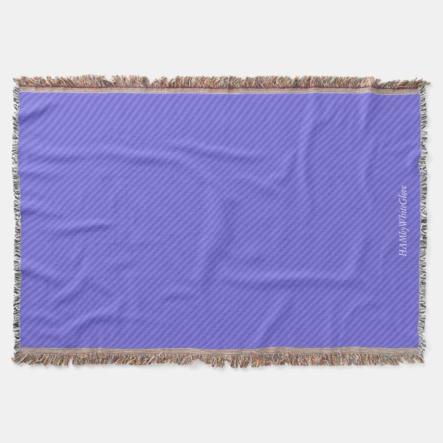 HAMbyWG - Throw Blanket - Two/Tone Purple (Front)