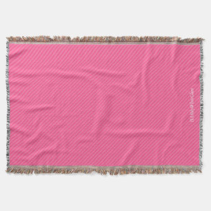 HAMbyWG - Throw Blanket - Two/Tone Watermelon Pink
