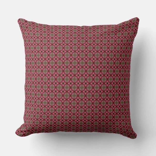 HAMbyWG - throw pillow 20" - Cherry Silver 1 (Front)