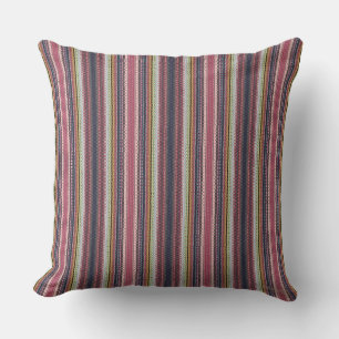 HAMbyWG - Throw Pillow - Pink Needlepoint Look