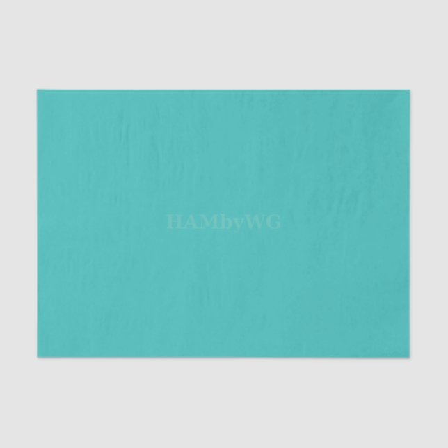 HAMbyWG - Tissue Paper - Aqua (Front)