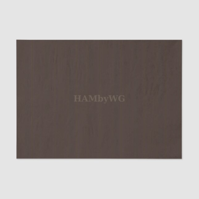 HAMbyWG - Tissue Paper - Chocolate Brown (Front)