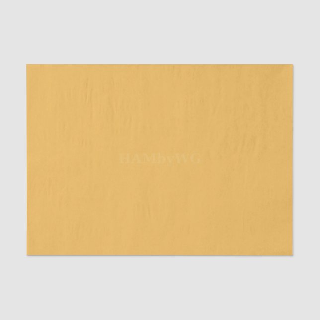 HAMbyWG - Tissue Paper - Moroccan Sun (Front)