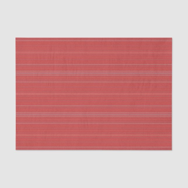 HAMbyWG - Tissue Paper -  Red Fine Stripe (Front)