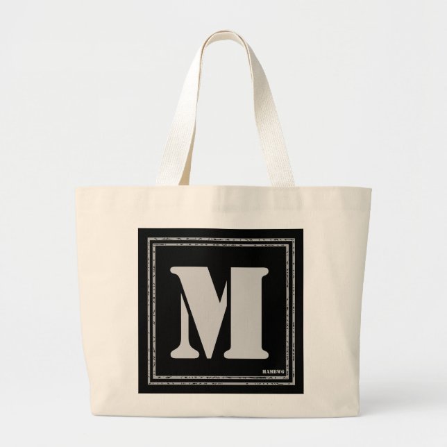 HAMbyWG - Tote Bag -  Initial Tote (Front)