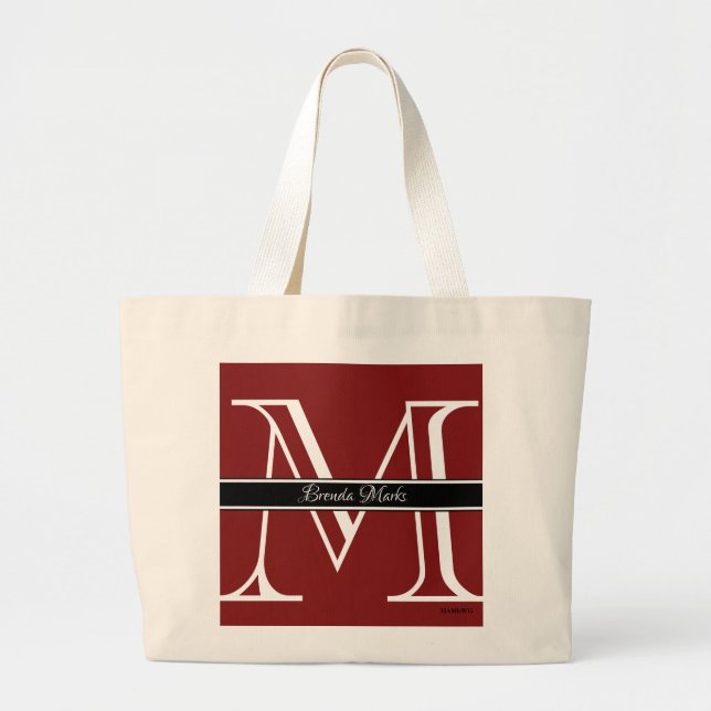 HAMbyWG - Tote Bag - Initial w Name (Front)