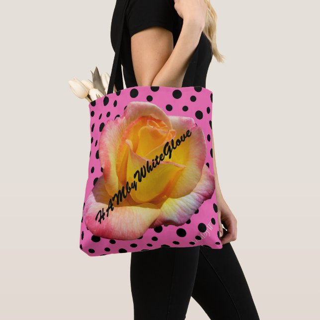 HAMbyWG - Tote Bag - Rockabilly Rose (Close Up)