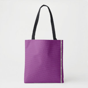HAMbyWG - Tote - Tiny diagonal two tone stripe! Bag