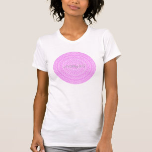 HAMbyWG - Womens Boho Circle in Pink T-Shirt
