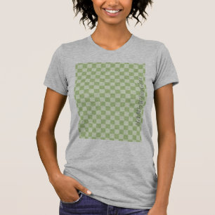 HAMbyWG - Women's T-Shirt - lime Chequered