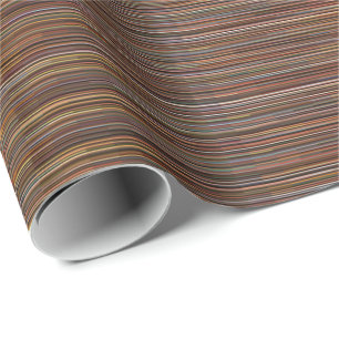 HAMbyWG Wrapping Paper, 30" x 6' - Colourful Bronz Paper