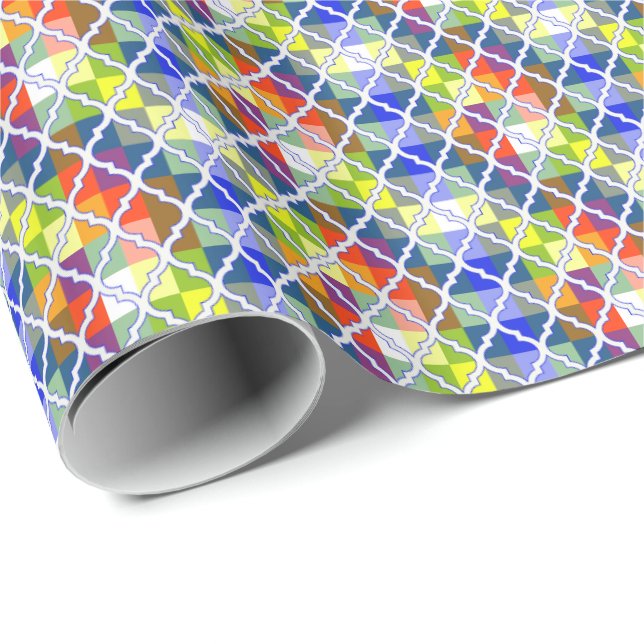 HAMbyWG Wrapping Paper - MultiColor Chevron (Roll Corner)