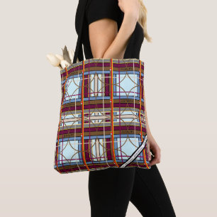 HAMbyWhiteglove - Cross-Over Shoulder - Geo Prayer Tote Bag