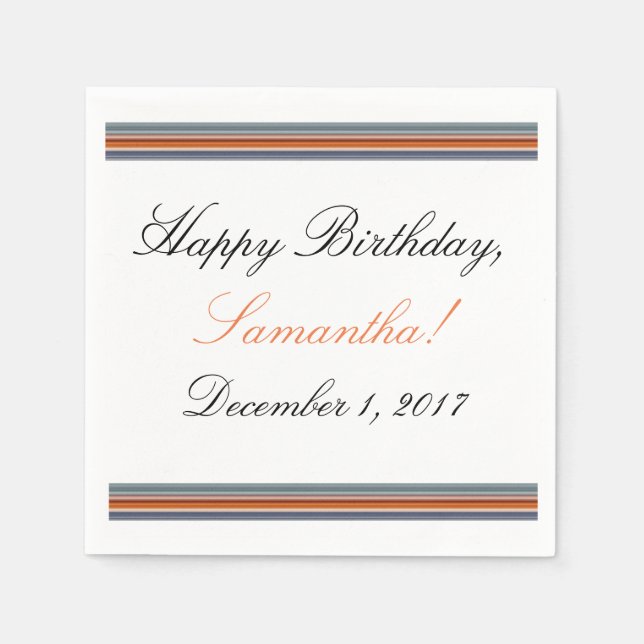 HAMbyWhiteGlove - Paper Napkin - Skateboarder (Front)