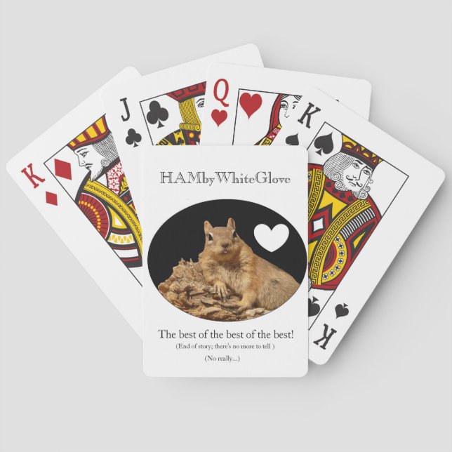 HAMbyWhiteGlove - Playing Cards - Squirrel w/Heart (Back)