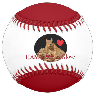 HAMbyWhiteGlove - Softball - Squirrel Heart Logo